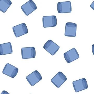 Pattern object glass cup cartoon vector Stock Illustration