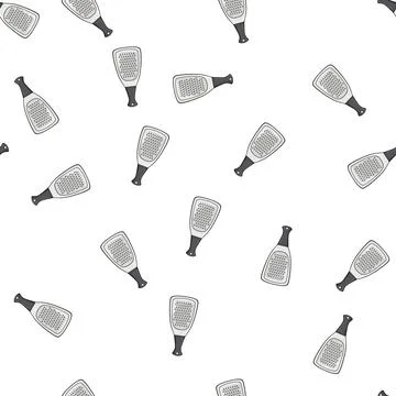 Pattern object grater cooking cartoon vector Stock Illustration