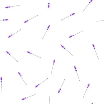 Pattern object screwdriver cartoon vector Stock Illustration