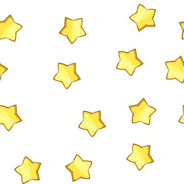 Pattern object star cartoon vector 스톡 일러스트