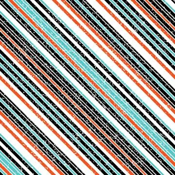Pattern with oblique color stripes and outline 6584 Illustrazione stock
