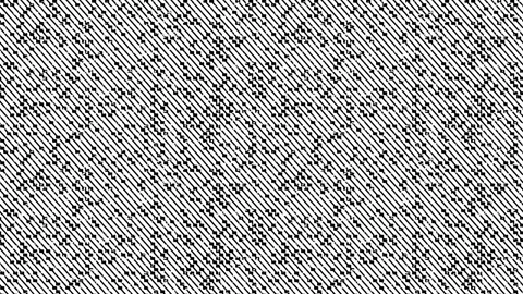 Pattern with oblique lines and black squares Stock Footage 151660605