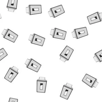 Pattern office cut shredder cartoon vector 스톡 일러스트