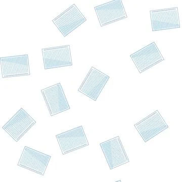 Pattern office notebook line page cartoon vector Stock Illustration