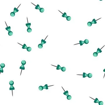 Pattern office push pin cartoon vector sign Stockillustratie