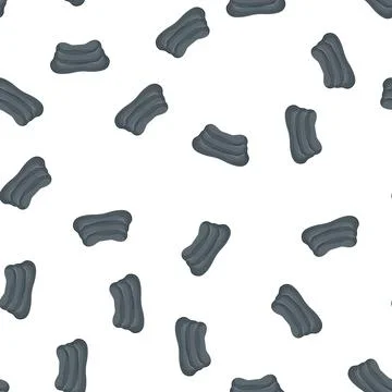 Pattern office seat cushion cartoon vector Stock Illustration