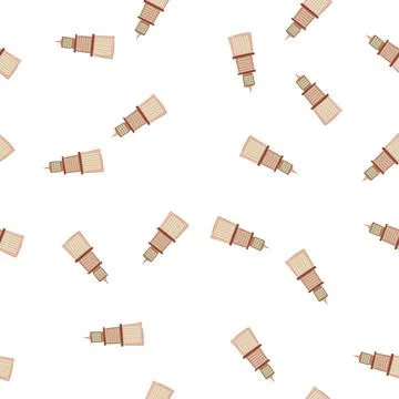 Pattern office skyscraper cartoon vector イラスト素材