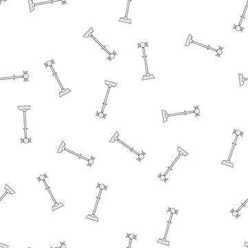 Pattern office table phone holder cartoon vector Illustrazione stock