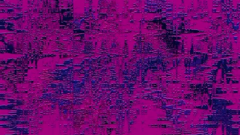 Pattern with offset pink blue relief paint on the wall Stock Footage 108657531