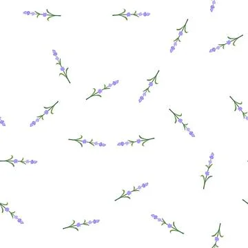 Pattern oil lavender cartoon vector Stock Illustration