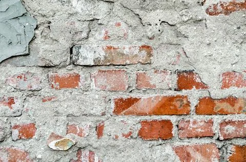 Pattern old brick wall close up Stock Photos