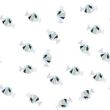 Pattern old broken antique pot cartoon vector 스톡 일러스트