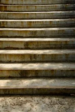 Pattern of old concrete stairs Stock Photos