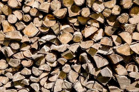 Pattern of old dried firewood Stock Photos