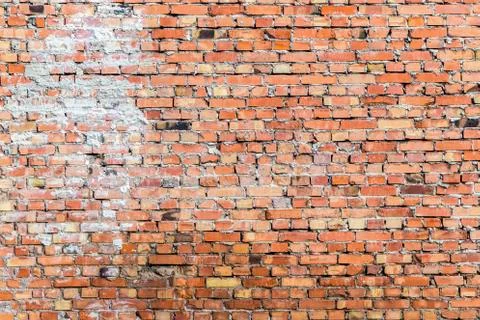 Pattern of old historic brick wall Stock Photos