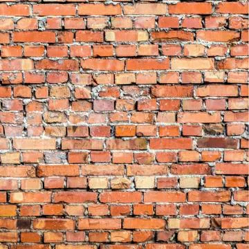 Pattern of old historic brick wall Foto stock