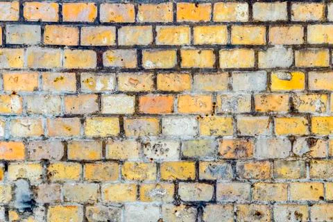 Pattern of old historic brick wall Stock Photos