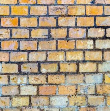 Pattern of old historic brick wall Foto stock