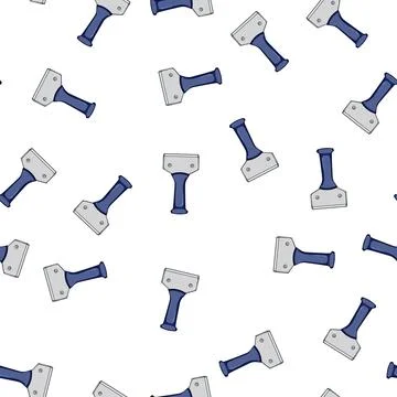 Pattern old paint scraper cartoon vector 库存插图
