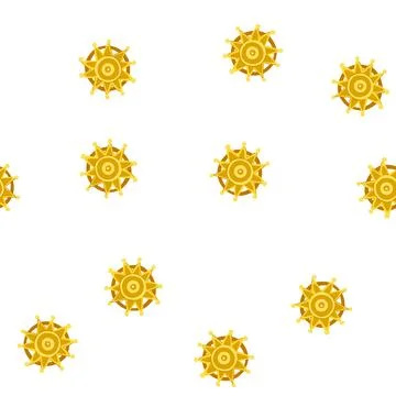 Pattern old sheriff badge cartoon vector Illustrazione stock