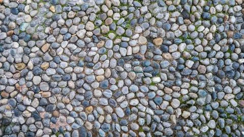 Pattern of  a old stone wall Stock Photos