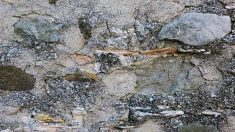 Pattern of  a old stone wall Stock Photos