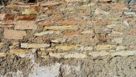 Pattern of  a old stone wall Stock Photos