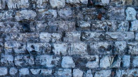 Pattern of  a old stone wall Stock Photos
