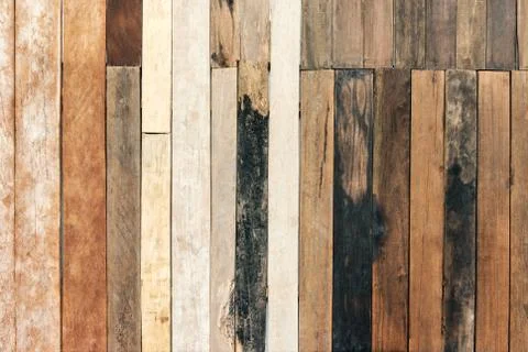 Pattern of old wood, abstract texture background. Vintage wallpaper. Stock Photos