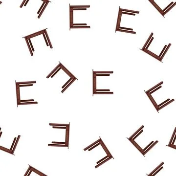 Pattern old wood table cartoon vector Illustrazione stock