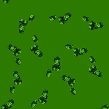 Pattern onion green cut sketch hand drawn Illustrazione stock