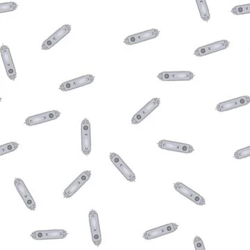 Pattern open door handle cartoon vector Illustration