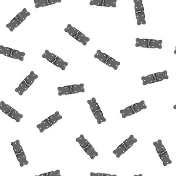 Pattern open door hinge cartoon vector Stock Illustration