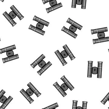Pattern optical binoculars cartoon vector Illustrazione stock