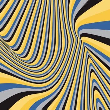 Pattern with optical illusion. Abstract background イラスト素材