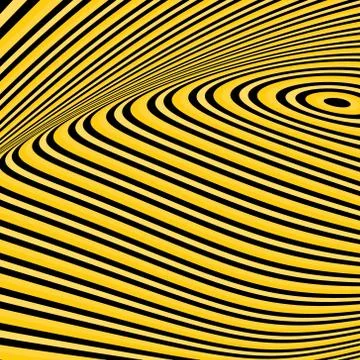 Pattern with optical illusion. Abstract background. Optical art Stock Illustration