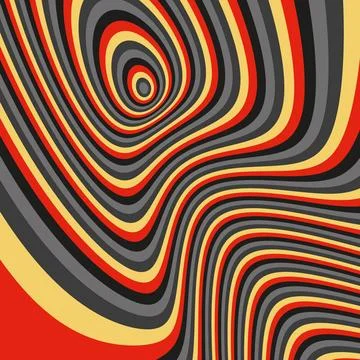 Pattern with optical illusion. Abstract background. Optical art. Pattern w... Foto stock