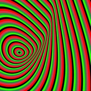 Pattern with optical illusion. Abstract background. Optical art. Pattern w... Stock Photos