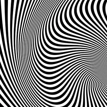 Pattern with optical illusion Stock Illustration