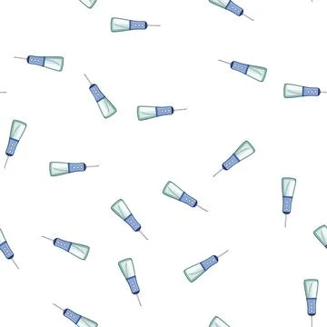Pattern Oral irrigator cleaning tool for dental health care Stock Illustration