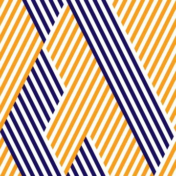 Pattern with orange and blue stripes 5528 스톡 일러스트