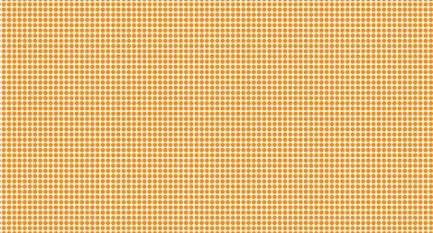 A pattern of orange circles Stock Illustration