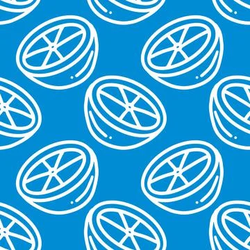 Pattern of orange doodle Stock Illustration