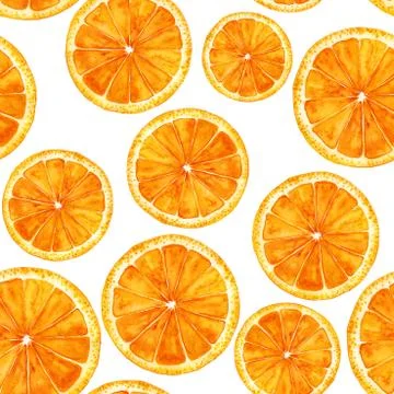 Pattern with orange Stock Illustration