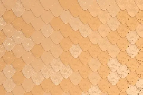 Pattern of orange rounded roof tiles 스톡 일러스트