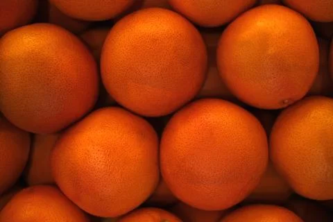  pattern of oranges close-up top view Stock Photos