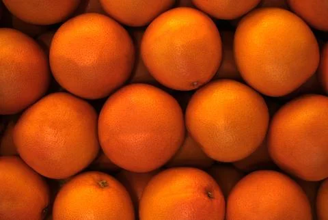  pattern of oranges close-up top view 스톡 사진