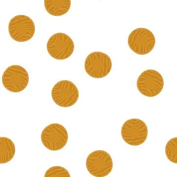 Pattern organic bamboo plate cartoon vector Stockillustratie