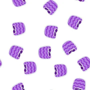 Pattern organic burp cloths cartoon vector Stock Illustration