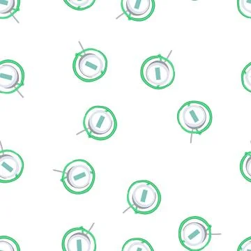 Pattern organic compost thermometer cartoon vector Illustrazione stock